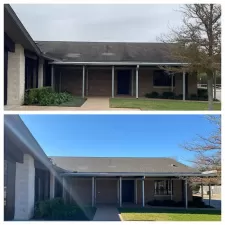 Large Roof Cleaning Katy Church Of Christ Katy, Tx 1